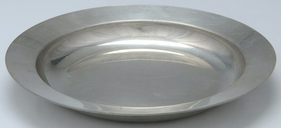 Williamsburg (Pewter, Hollowware) Salad Plate by Kirk Stieff-1