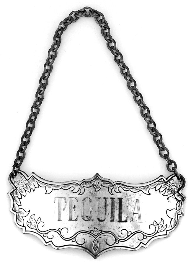 Historic Newport (Pewter, Hollowware) Decanter Label by Kirk Stieff-1
