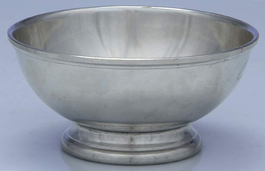 Williamsburg (Pewter, Hollowware) 5" Paul Revere Bowl by Kirk Stieff-1