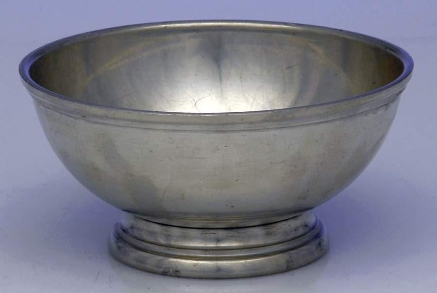 Williamsburg (Pewter, Hollowware) 5" Paul Revere Bowl by Kirk Stieff-1
