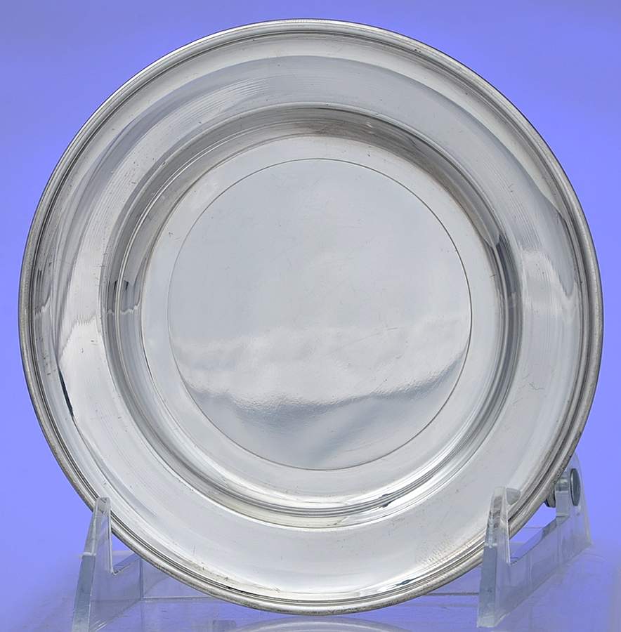 Williamsburg (Pewter, Hollowware) Bread and Butter Plate by Kirk Stieff-1