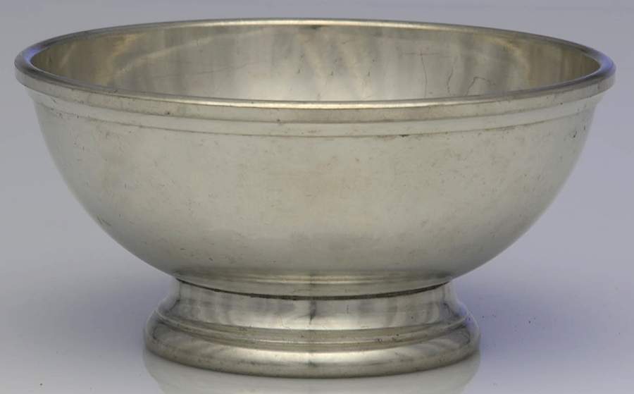 Williamsburg (Pewter, Hollowware) 5" Paul Revere Bowl by Kirk Stieff-1