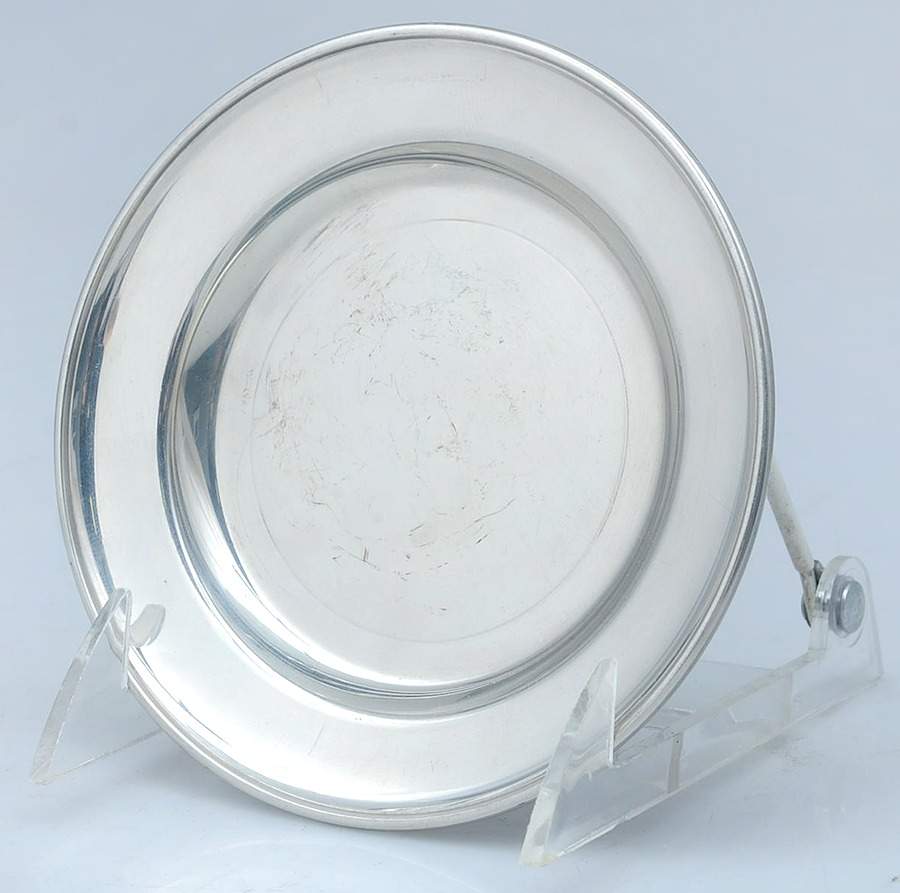 Williamsburg (Pewter, Hollowware) Bread and Butter Plate by Kirk Stieff-1