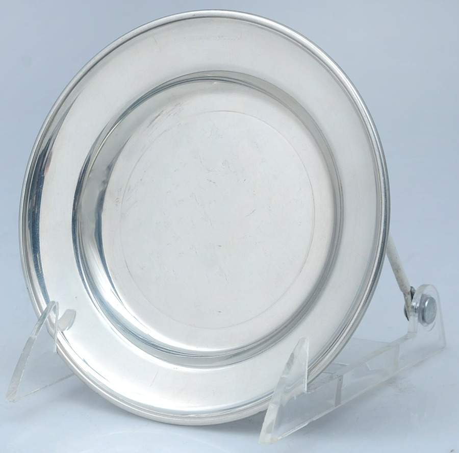 Williamsburg (Pewter, Hollowware) Bread and Butter Plate by Kirk Stieff-1
