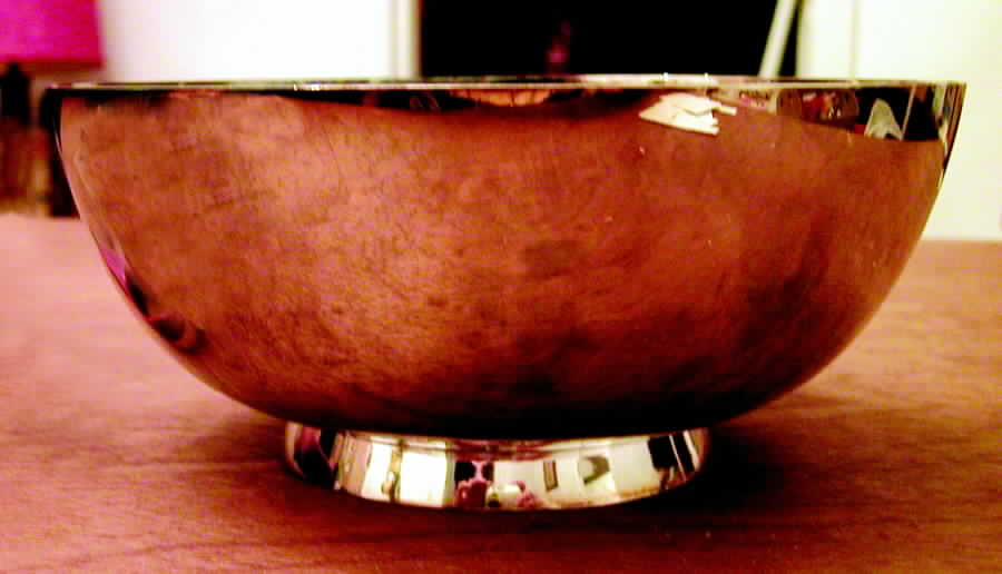 Williamsburg (Silverplate, Hollowware) Silverplate Paul Revere Bowl by Kirk Stieff-1