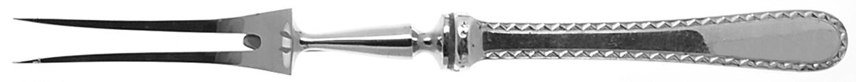 Winslow (Sterling, 1850) Large Stainless-Prong Roast Carving Fork by Kirk Stieff-1