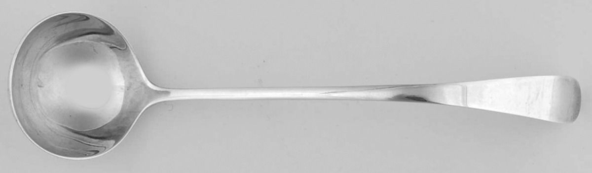 Williamsburg Queen Anne (Sterling, 1940) Solid Piece Cream Ladle by Kirk Stieff-1