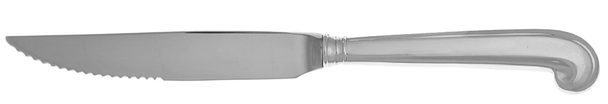 Williamsburg Queen Anne (Sterling, 1940) Steak Knife Individual Hollow, Serrate HC by Kirk Stieff-1