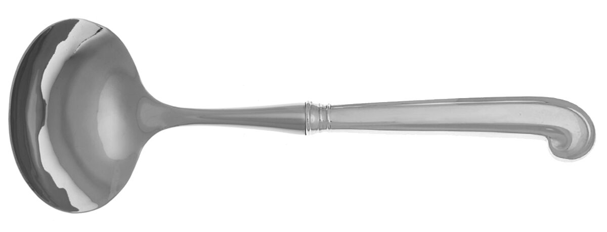 Williamsburg Queen Anne (Sterling, 1940) Gravy Ladle with No Spout Stainless Bowl HC by Kirk Stieff-1