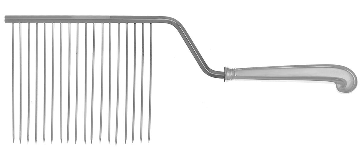 Williamsburg Queen Anne (Sterling, 1940) Cake Breaker with Silverplate Prongs HC by Kirk Stieff-1