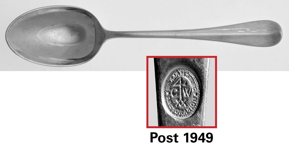 Williamsburg Queen Anne (Sterling, 1940) Dessert/Oval Soup Spoon by Kirk Stieff-1