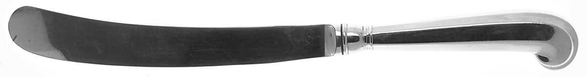Williamsburg Queen Anne (Sterling, 1940) Old French Pistol Hollow Knife by Kirk Stieff-1