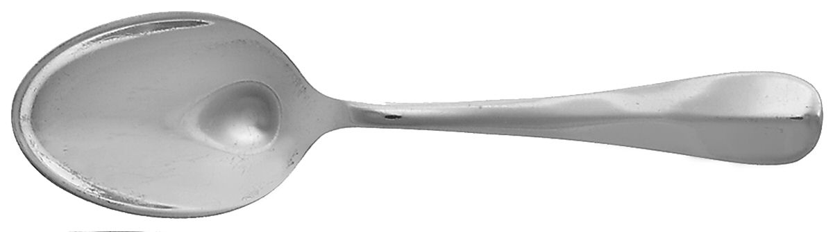 Williamsburg Queen Anne (Sterling, 1940) Straight Handle Baby Spoon by Kirk Stieff-1