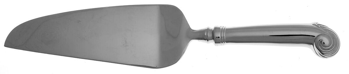 Williamsburg Royal Shell (Stainless) Pie and Cake Server with Stainless Blade HC by Kirk Stieff-1