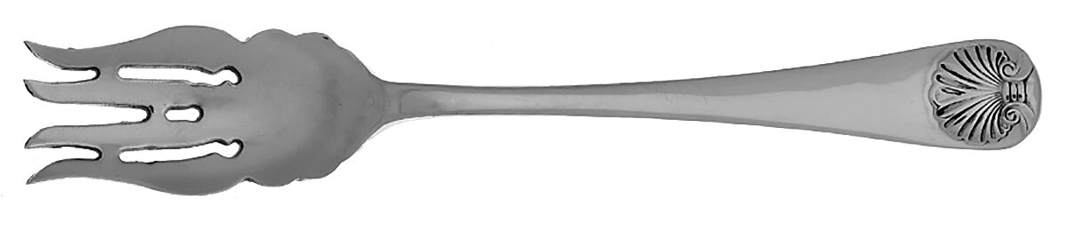 Williamsburg Royal Shell (Stainless) Dessert Fork HC by Kirk Stieff-1