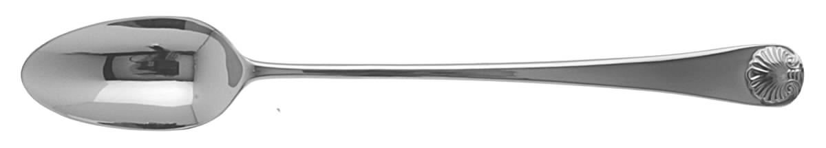Williamsburg Royal Shell (Stainless) Iced Tea Spoon by Kirk Stieff-1