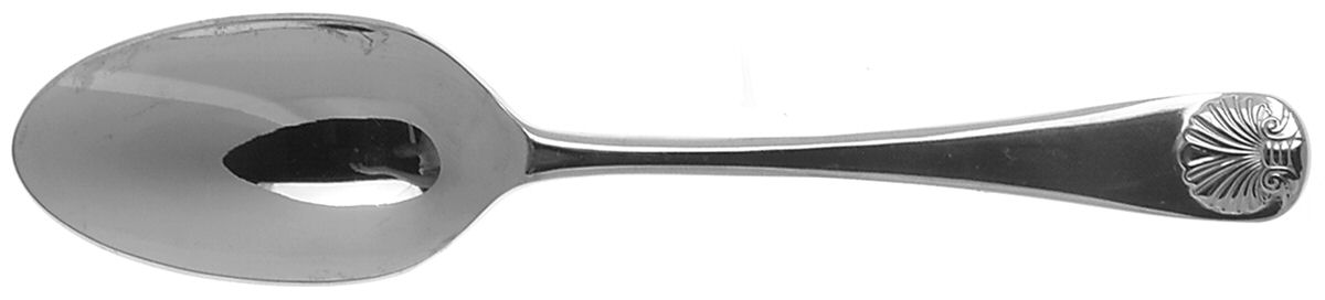 Williamsburg Royal Shell (Stainless) Place/Oval Soup Spoon by Kirk Stieff-1