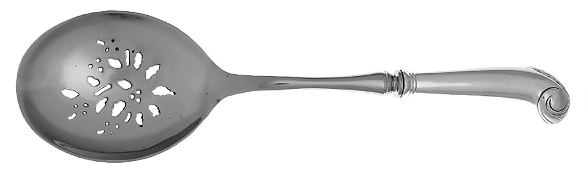 Williamsburg Shell (Sterling, 1970) Holiday Casserole Spoon-Stainless Bowl HC by Kirk Stieff-1