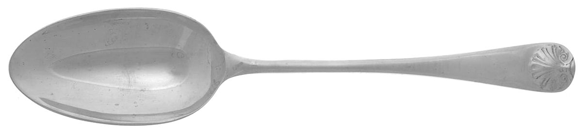 Williamsburg Shell (Sterling, 1970) Dessert/Oval Soup Spoon by Kirk Stieff-1