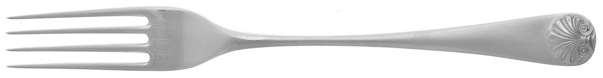 Williamsburg Shell (Sterling, 1970) Individual Salad Fork by Kirk Stieff-1