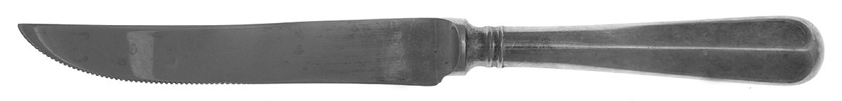 Georgian (Silverplate) Individual Steak Knife Hollow Handle by Kirk & Matz-1