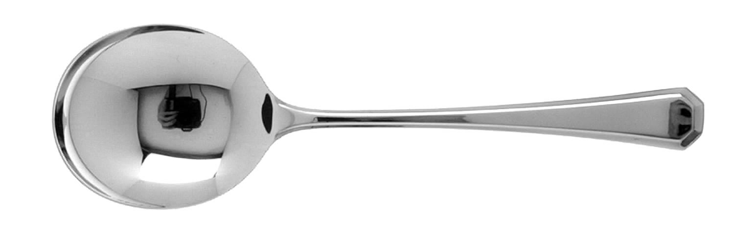 Grecian (Silverplate) Round Bowl Soup Spoon (Gumbo) by Kirk & Matz-1