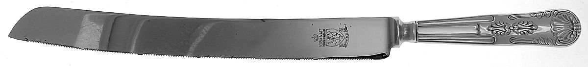 Kings (Stainless, Glossy) Wedding Cake Knife with Stainless Blade by Kirk & Matz-1