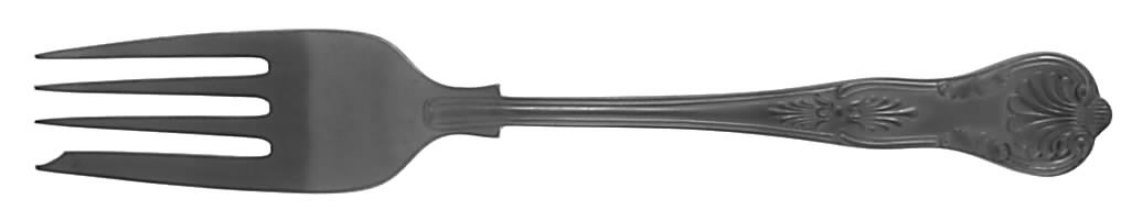 Kings (Stainless, Satin) Individual Salad Fork by Kirk & Matz-1