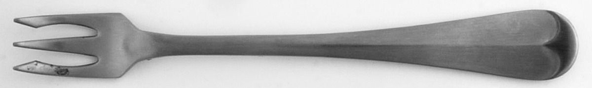 Queen Anne (Stainless, Satin Finish) Cocktail/Seafood Fork by Kirk & Matz-1