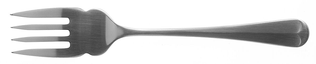 Queen Anne (Stainless, Satin Finish) Individual Salad Fork by Kirk & Matz-1