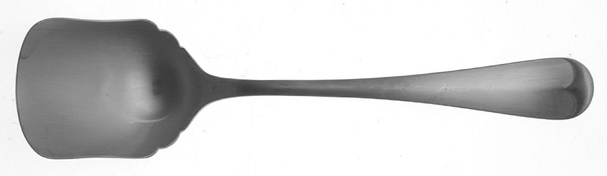 Queen Anne (Stainless, Satin Finish) Sugar Spoon by Kirk & Matz-1