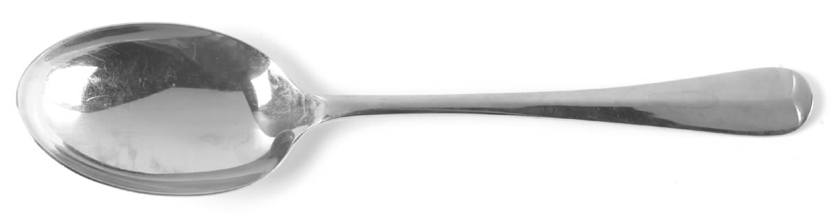 Queen Anne (Stainless, Glossy) Tablespoon (Serving Spoon) by Kirk & Matz-1