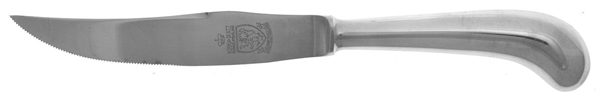 Queen Anne (Stainless, Glossy) Individual Pistol Handle Steak Knife by Kirk & Matz-1
