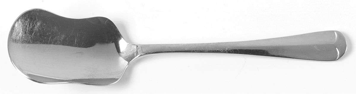 Queen Anne (Stainless, Glossy) Ice Cream Spoon Individual by Kirk & Matz-1