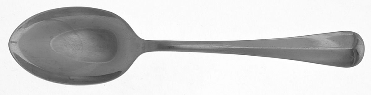 Queen Anne (Stainless, Glossy) Place/Oval Soup Spoon by Kirk & Matz-1
