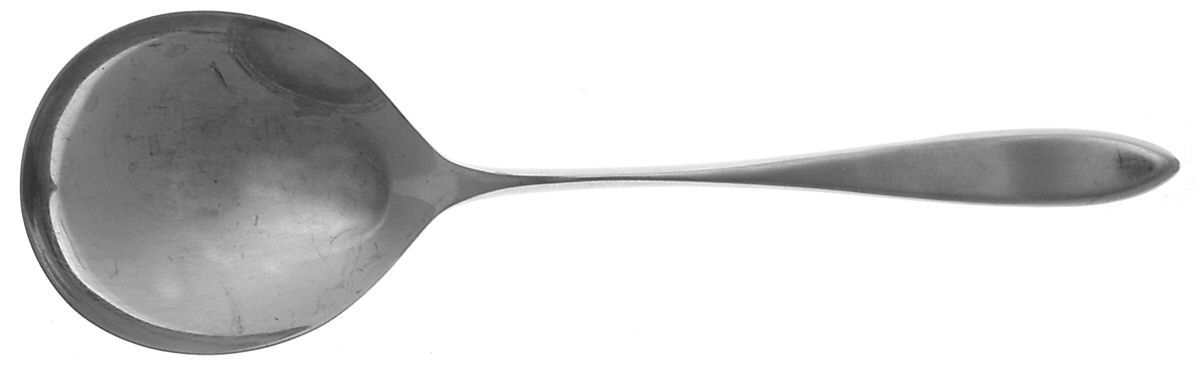 Gazelle (Stainless) Solid Smooth Casserole Spoon by Krusius-1