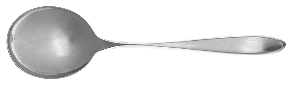 Gazelle (Stainless) Round Bowl Soup Spoon (Gumbo) by Krusius-1