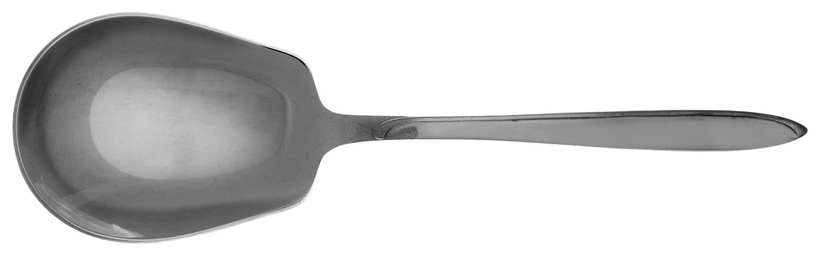 Springrose (Stainless) Solid Smooth Casserole Spoon by Krusius-1