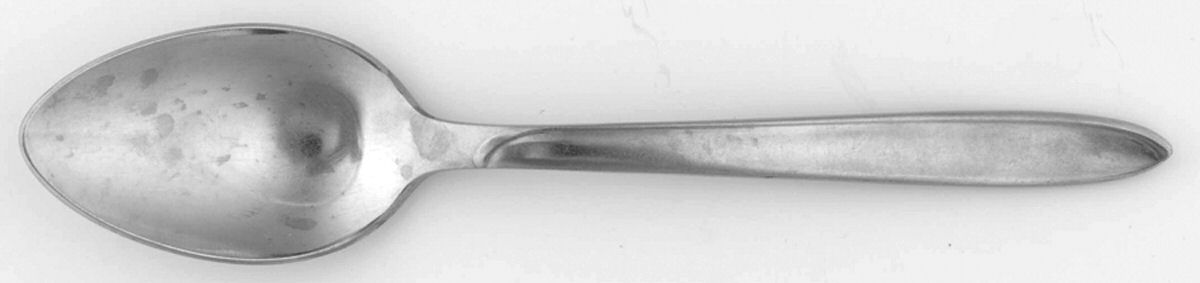 Springrose (Stainless) Place/Oval Soup Spoon by Krusius-1