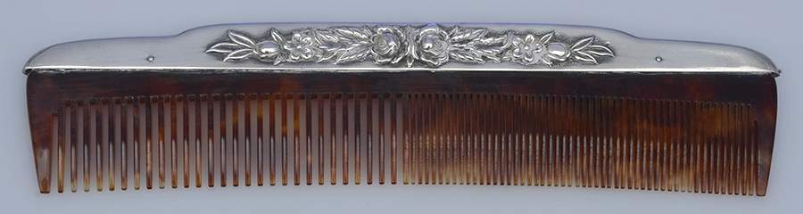Rose (Sterling, Hollowware) Comb by Kirk Stieff-1