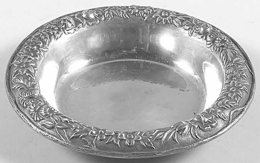 Repousse-Full Chased-Hand Chased 5" Bon Bon Bowl by Kirk Stieff-1
