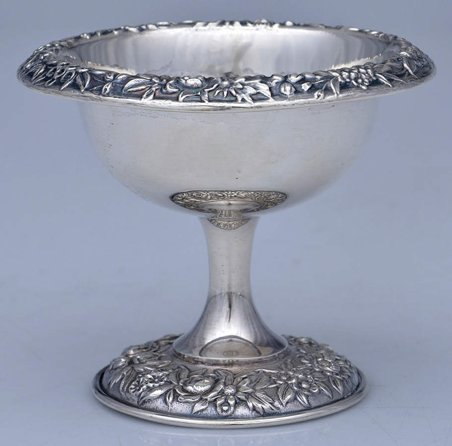 Repousse-Full Chased-Hand Chased Champagne/Sherbet by Kirk Stieff-1