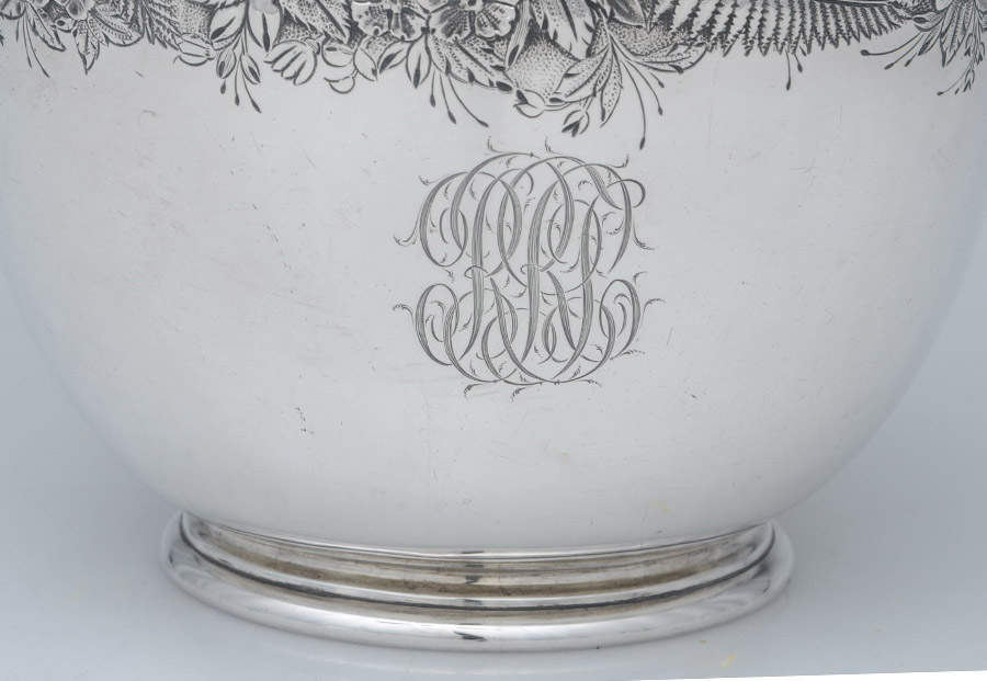 Repousse-Full Chased-Hand Chased Sterling Water Pitcher by Kirk Stieff-3
