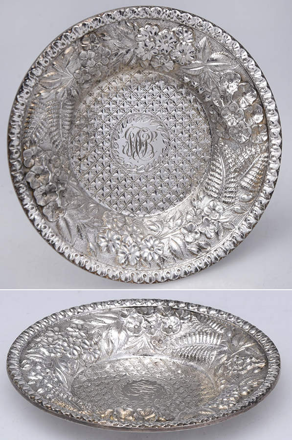 Repousse-Full Chased-Hand Chased Butter Pat by Kirk Stieff-1