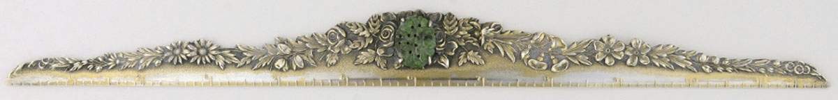 Repousse-Full Chased-Hand Chased Ruler by Kirk Stieff-1