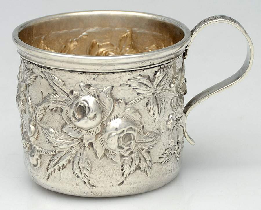 Repousse-Full Chased-Hand Chased Juice Cup by Kirk Stieff-1