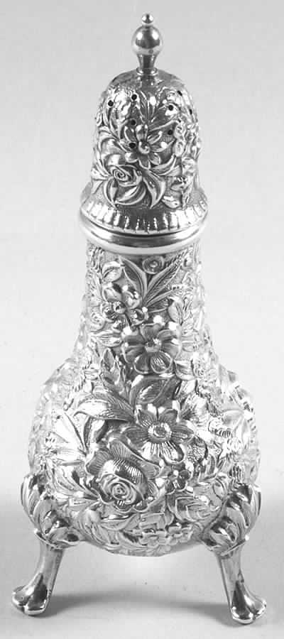 Repousse-Full Chased-Hand Chased Pepper Shaker by Kirk Stieff-1