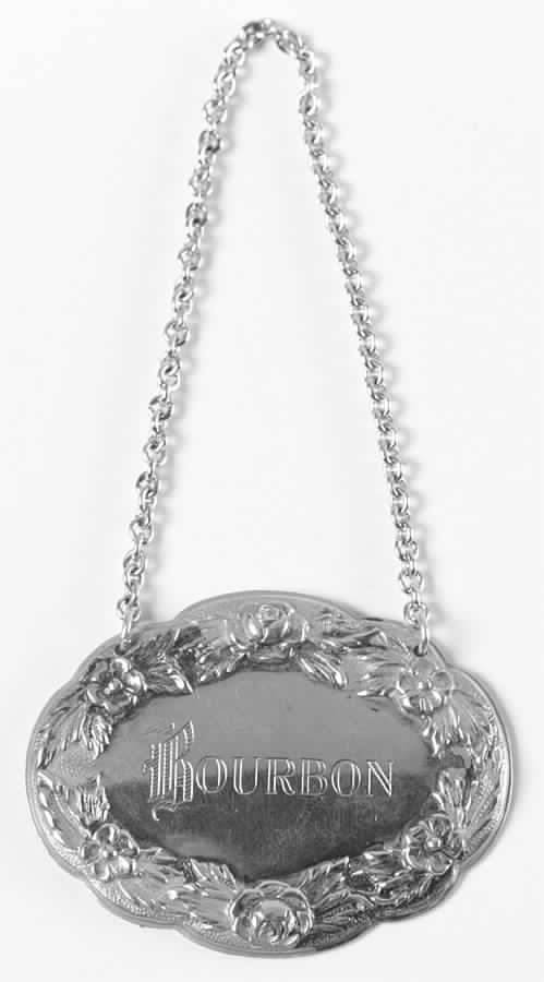 Repousse-Full Chased-Hand Chased Decanter Label by Kirk Stieff-1