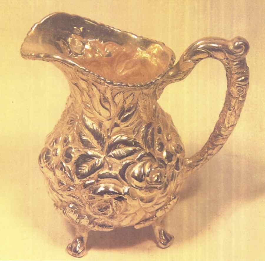 Repousse-Full Chased-Hand Chased Creamer by Kirk Stieff-1