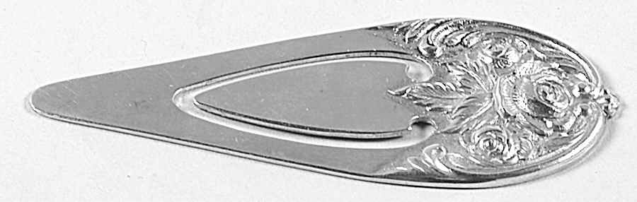 Repousse-Full Chased-Hand Chased Decorative Book Mark by Kirk Stieff-1